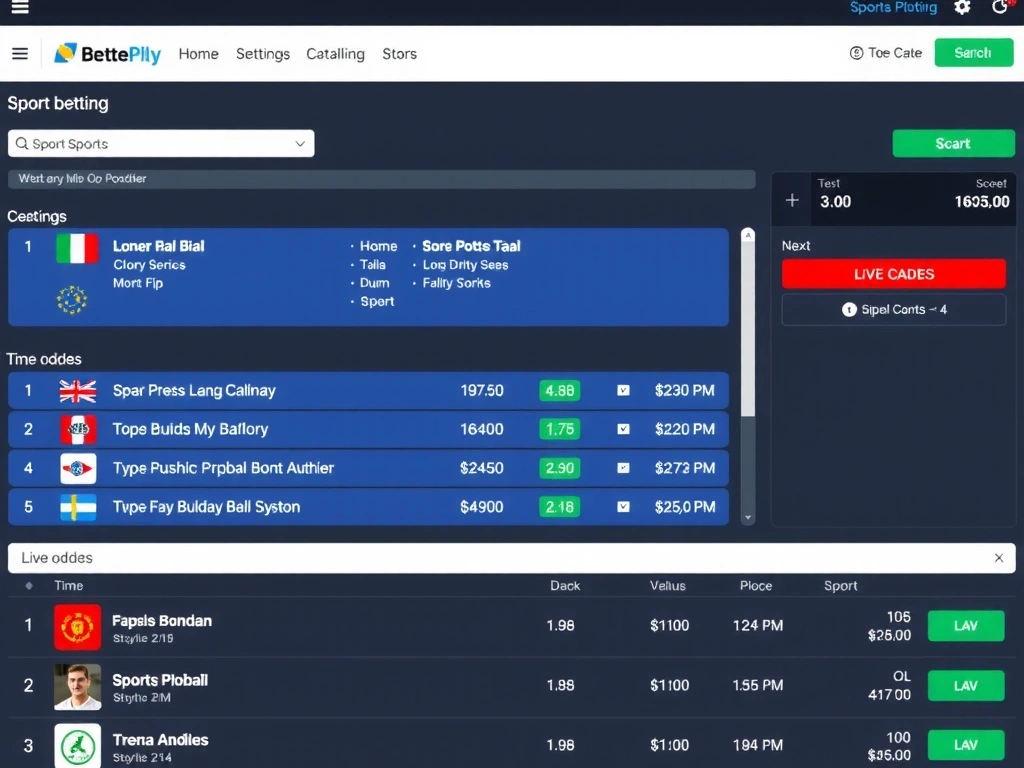 Interfaz de Betsson - Página principal con opciones de juegos