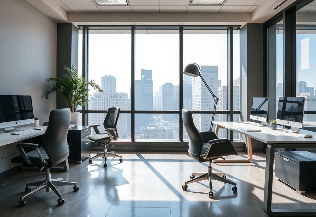 Historia de Florida Zenith Casino - Oficina moderna con vista a la ciudad